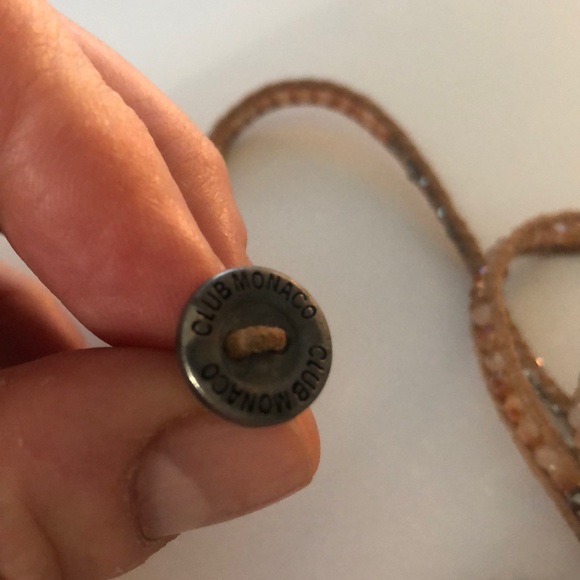 Club Monaco Beaded Wrap Bracelet. FREE WITH PURCHASE OF ANOTHER ITEM OVER $25 - Picture 2 of 2